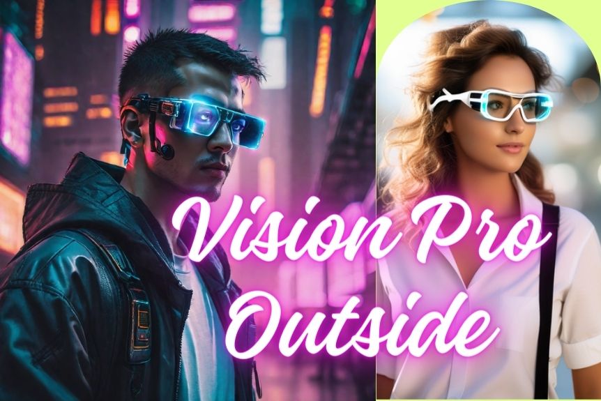 How to Use Vision Pro Outside