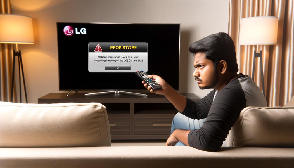 lg content store issues