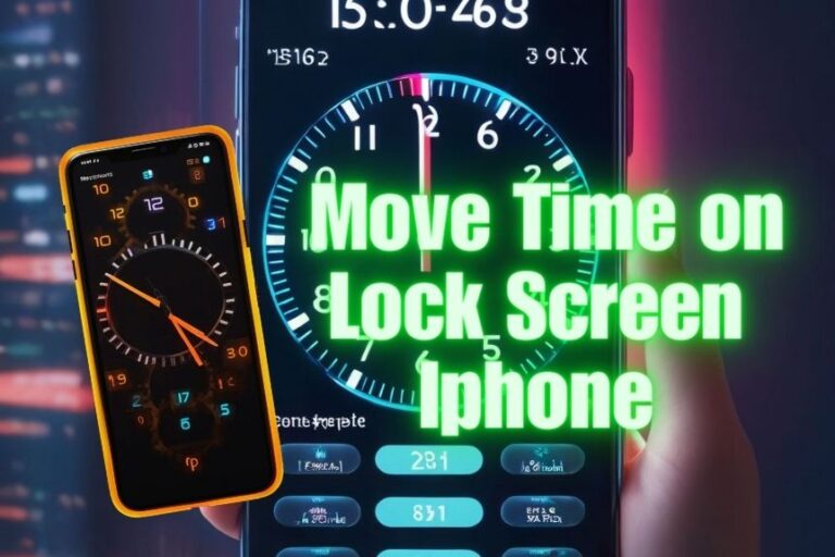 How to Move Time on Lock Screen Iphone