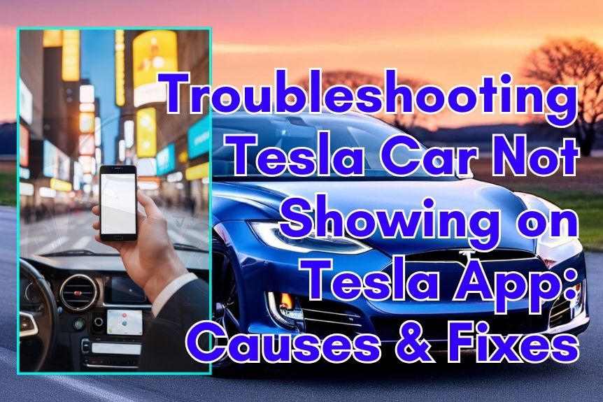 Troubleshooting Tesla Car Not Showing on Tesla App: Causes & Fixes